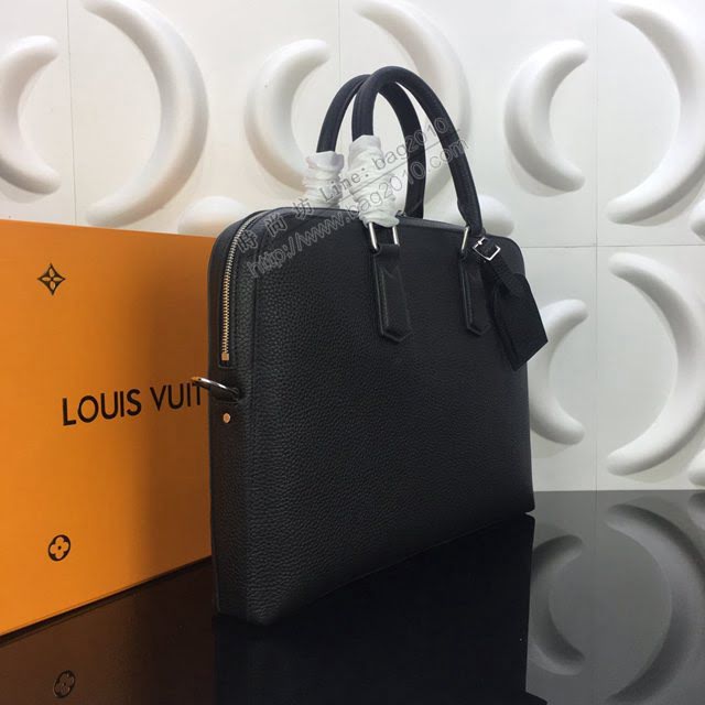 lv新款包包 路易威登Victor公事包 Taurillon皮革 lv手提肩背男士公事包 M41352  ydh3911